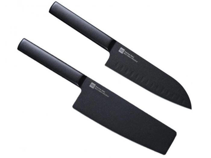 Подарочный поварской набор кухонных ножей Xiaomi Huo Hou Heat Knife Set 2шт керамические для мяса от компании 2255 by - онлайн гипермаркет - фото 1