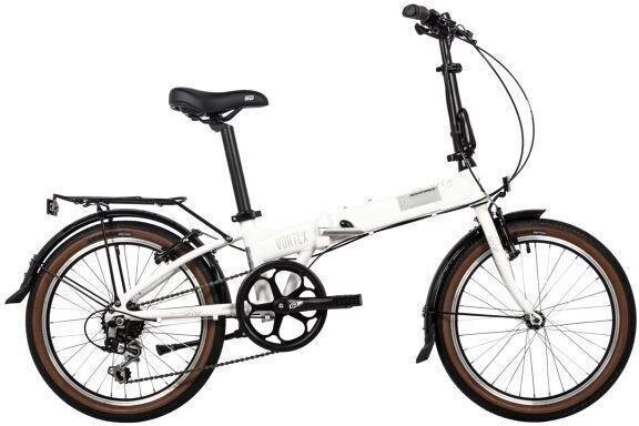 Подростковый складной велосипед скоростной для подростка 6-9 лет NOVATRACK 20AFV. VORTEX. WT4 20 дюймов белый от компании 2255 by - онлайн гипермаркет - фото 1