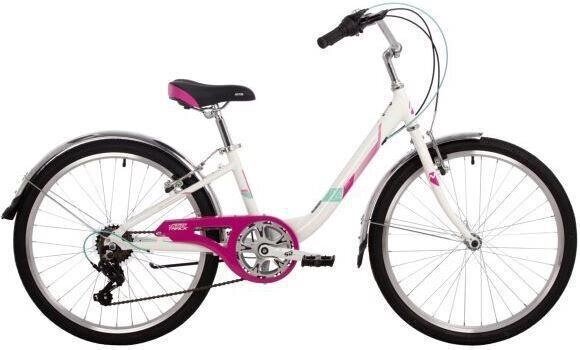 Подростковый велосипед для девочки подростка ребенка 10-11-12-13-14 лет NOVATRACK 24AH7V. ANCONA. 12WT4 белый от компании 2255 by - онлайн гипермаркет - фото 1