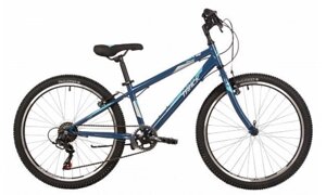 Подростковый велосипед для мальчика 24 дюйма скоростной горный NOVATRACK 24SHV. RACER. 12DBL23 синий