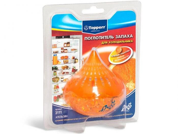 Поглотитель запаха для холодильника Topperr Апельсин 3111 от компании 2255 by - онлайн гипермаркет - фото 1