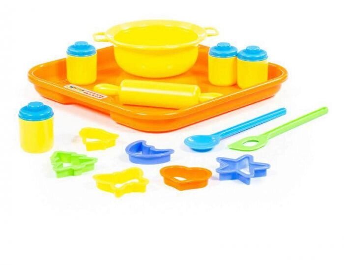 ПОЛЕСЬЕ Набор детской посуды для выпечки №1 с подносом 40749 от компании 2255 by - онлайн гипермаркет - фото 1