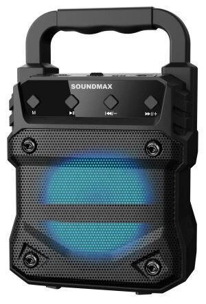 Портативная акустика Колонка на аккумуляторе переносная bluetooth с подсветкой ручкой SOUNDMAX SM-PS5035B от компании 2255 by - онлайн гипермаркет - фото 1