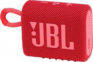 Портативная беспроводная bluetooth мини колонка JBL GO 3 красная музыкальная блютуз маленькая аудиосистема