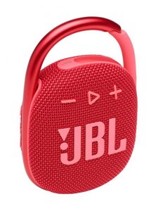 Портативная беспроводная блютуз колонка JBL Clip 4 красная JBLCLIP4RED мини музыкальная Bluetooth