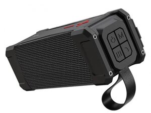 Портативная беспроводная блютуз мини колонка Hoco HC6 Magic Sports черная Bluetooth переносная для телефона