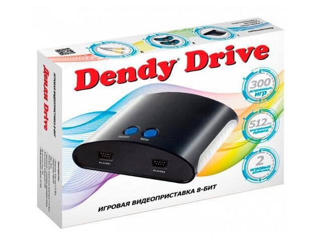 Портативная игровая приставка консоль Dendy Drive 300 игр Денди Сюбор 8 бит для телевизора детей от компании 2255 by - онлайн гипермаркет - фото 1