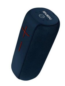 Портативный беспроводной bluetooth динамик акустическая колонка SVEN PS-295 синяя блютуз для телефона
