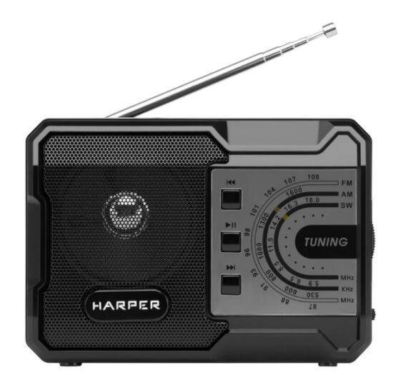 Портативный радиоприемник HARPER HRS-440 Bluetooth приемник от компании 2255 by - онлайн гипермаркет - фото 1