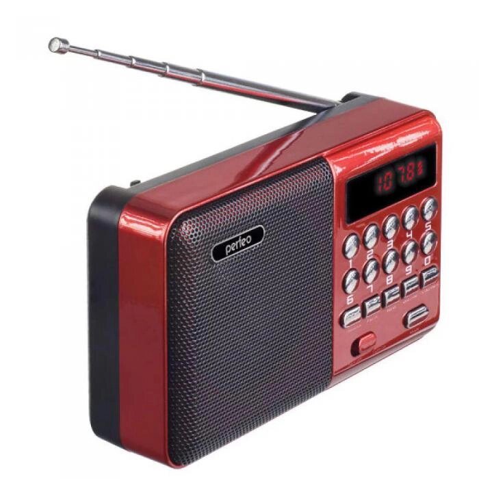 Портативный радиоприемник PERFEO PF-A4871 красный от компании 2255 by - онлайн гипермаркет - фото 1