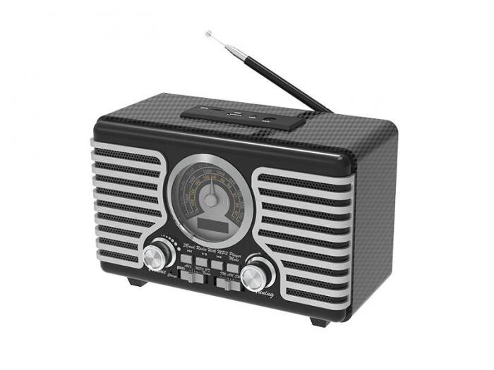 Портативный радиоприемник Ritmix BB95 мощный аналоговый аккумуляторный FM приемник ретро радио на батарейках от компании 2255 by - онлайн гипермаркет - фото 1