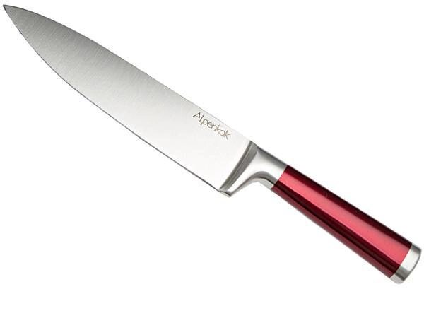 Поварской профессиональный кухонный шеф-нож повара Alpenkok Burgundy AK-2080/A от компании 2255 by - онлайн гипермаркет - фото 1