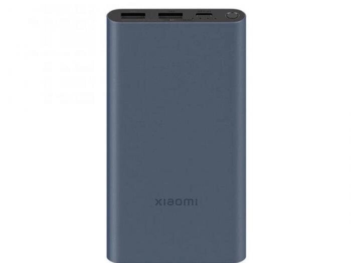 Повербанк внешний аккумулятор Xiaomi Mi Power Bank 10000mAh черный пауэрбанк для зарядки телефона от компании 2255 by - онлайн гипермаркет - фото 1