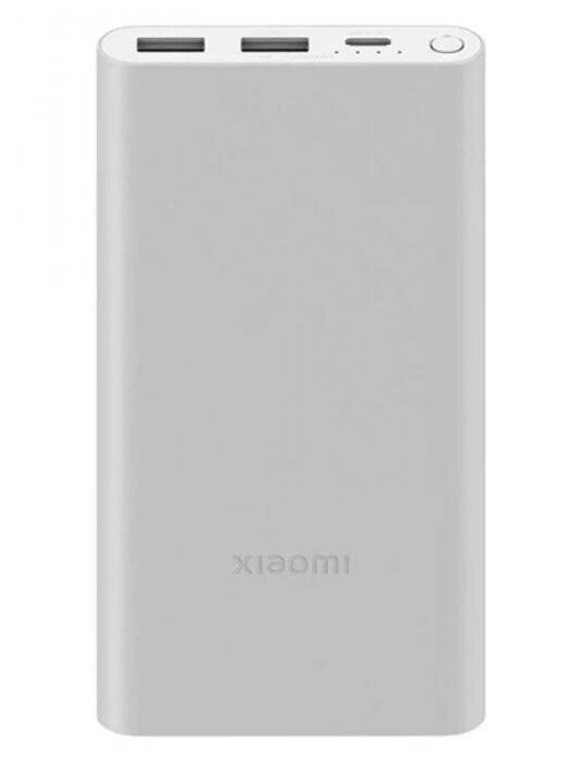 Повербанк Внешний аккумулятор Xiaomi Mi Power Bank 10000mAh Silver PB100DZM пауэрбанк для телефона от компании 2255 by - онлайн гипермаркет - фото 1