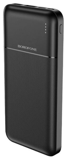 Power Bank Пауэрбанк для зарядки телефона BOROFONE BJ16 черный 10000мАч от компании 2255 by - онлайн гипермаркет - фото 1