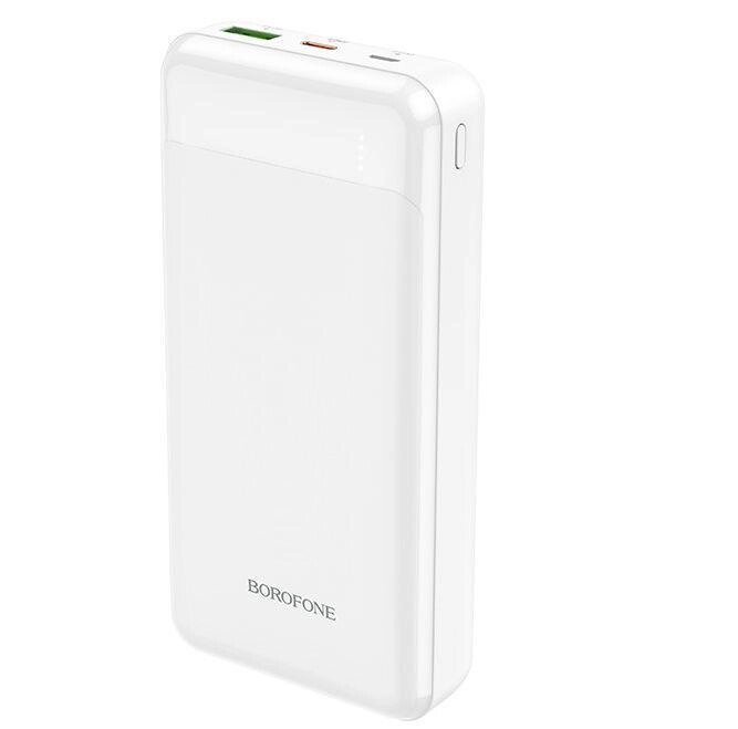 Power Bank Пауэрбанк для зарядки телефона BOROFONE BJ19A белый 20000мАч от компании 2255 by - онлайн гипермаркет - фото 1