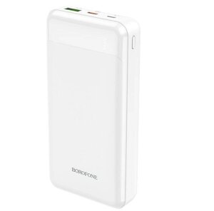 Power Bank Пауэрбанк для зарядки телефона BOROFONE BJ19A белый 20000мАч