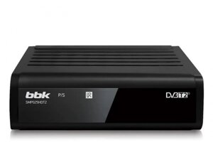 Приставки для цифрового тв ресивер BBK DVB-T2 SMP025HDT2
