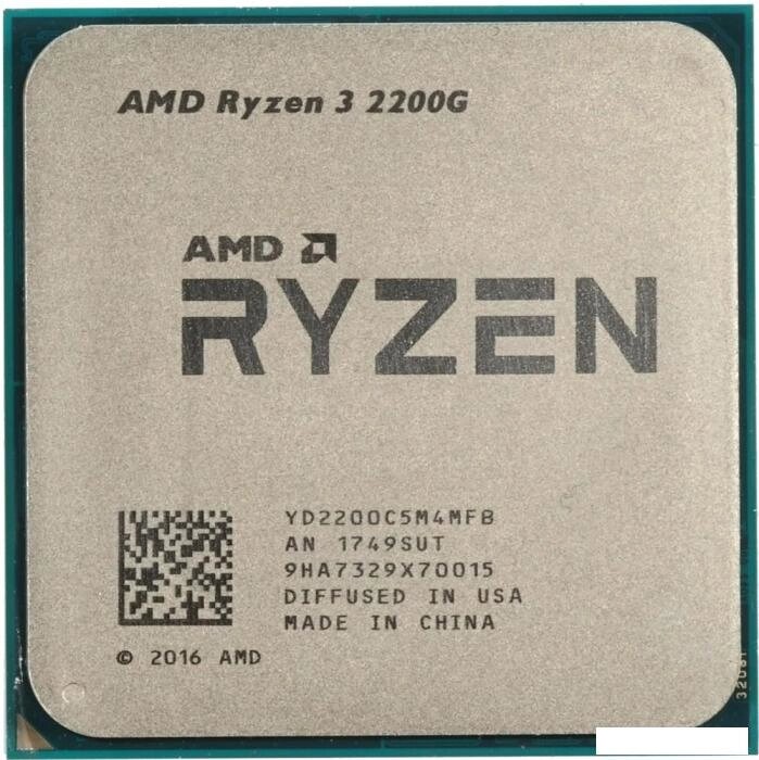 Процессор AMD Ryzen 3 2200G от компании 2255 by - онлайн гипермаркет - фото 1