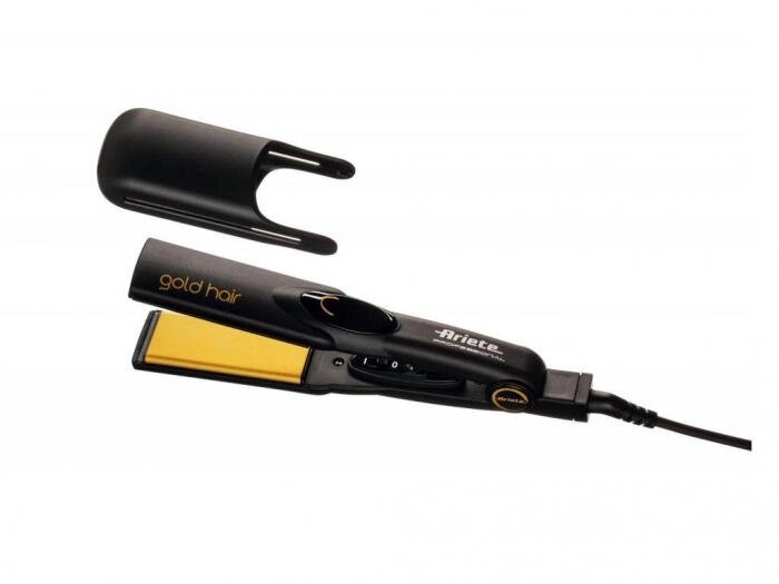 Профессиональный стайлер выпрямитель утюжок-щипцы для выпрямления укладки волос Ariete Gold Hair 8144 от компании 2255 by - онлайн гипермаркет - фото 1
