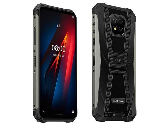 Противоударный телефон смартфон защищенный водонепроницаемый Ulefone Armor 8 черный от компании 2255 by - онлайн гипермаркет - фото 1