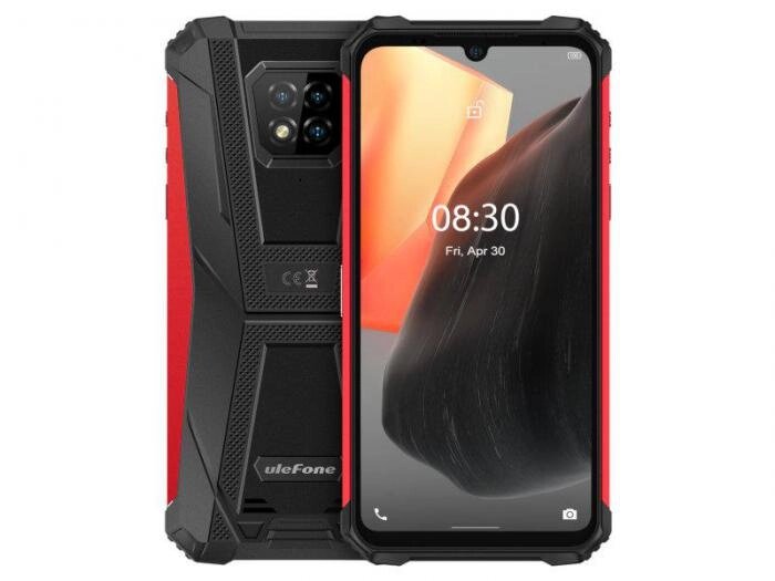 Противоударный телефон смартфон защищенный водонепроницаемый Ulefone Armor 8 Pro 8/128Gb красный от компании 2255 by - онлайн гипермаркет - фото 1