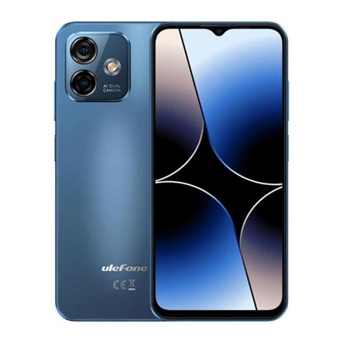 Противоударный телефон смартфон защищенный водонепроницаемый Ulefone Note 16 Pro 8/128Gb синий от компании 2255 by - онлайн гипермаркет - фото 1