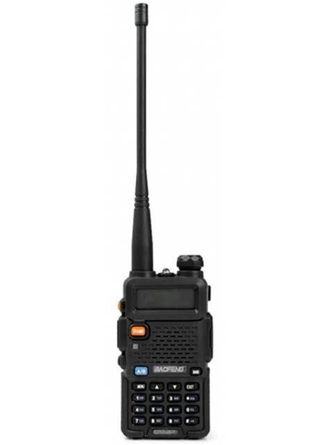 Рация Baofeng UV-5R черная профессиональная портативная мобильная радиостанция для охоты рыбалки туризма от компании 2255 by - онлайн гипермаркет - фото 1
