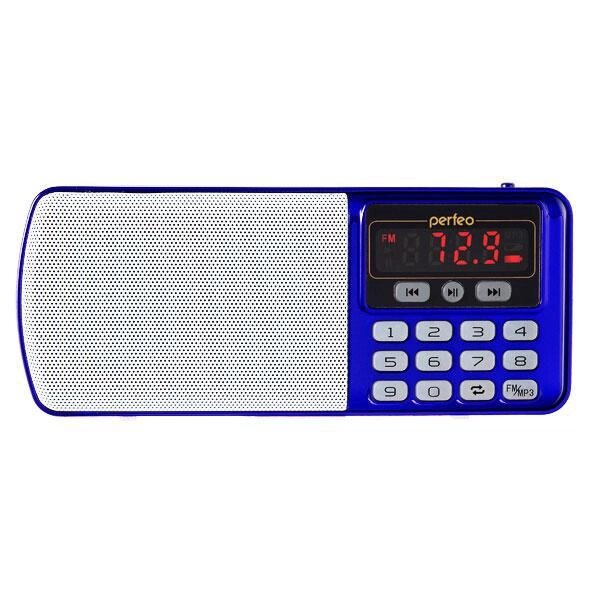 Радиоприемник Perfeo Егерь FM+ i120 Blue от компании 2255 by - онлайн гипермаркет - фото 1
