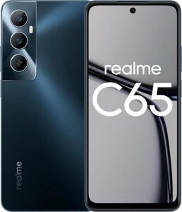 REALME Смартфон RMX3910 C65 256Gb 8Gb черный моноблок 3G 4G 2Sim 6.67 720x1600 Android 13 50Mpix 802.11