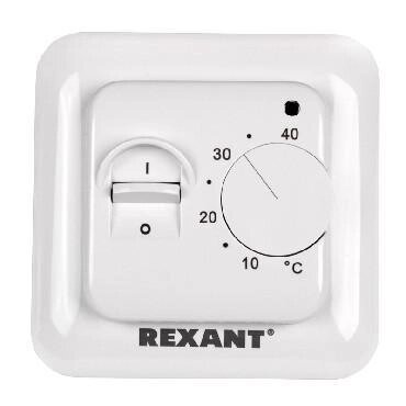 REXANT (51-0531) Терморегулятор механический с датчиком температуры пола от компании 2255 by - онлайн гипермаркет - фото 1
