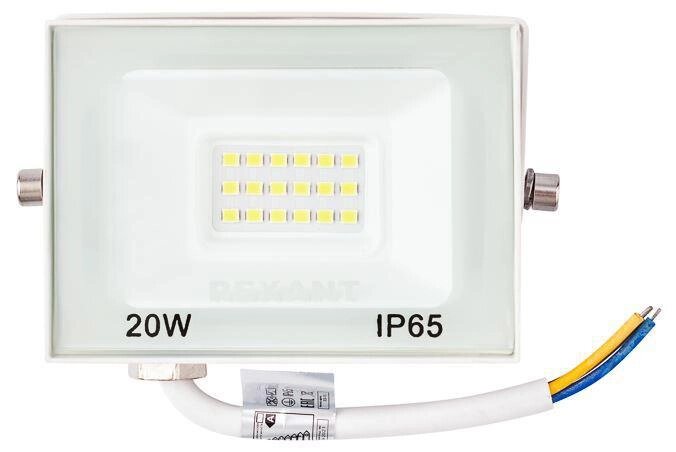 REXANT (605-024) прожектор СДО 20Вт, белый от компании 2255 by - онлайн гипермаркет - фото 1