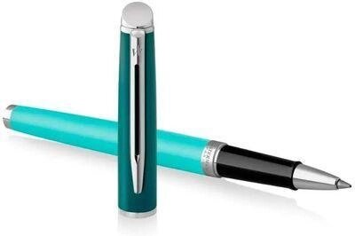 Ручка роллер Waterman Hemisphere Colour Blocking (2190124) Green CT F чернила черн. подар. кор. от компании 2255 by - онлайн гипермаркет - фото 1