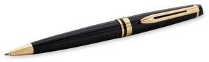 Ручка шариков. Waterman Expert 3 (CWS0951700) Black Laque GT M чернила син. подар. кор.