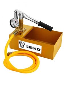 Ручной опрессовщик Deko HTP01 068-1311 опрессовочный насос гидравлический для опрессовки труб систем отопления