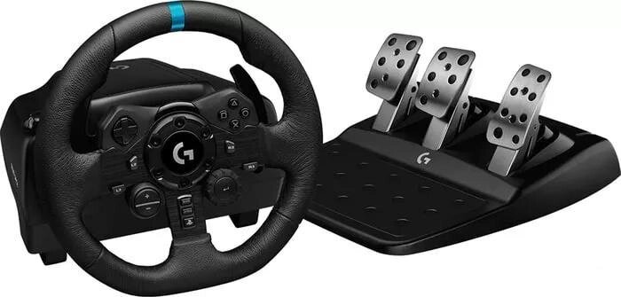 Руль Logitech G923 для PlayStation от компании 2255 by - онлайн гипермаркет - фото 1