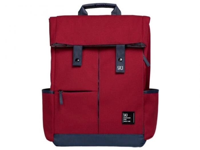 Рюкзак Xiaomi 90 Points Vibrant College Casual Backpack Red от компании 2255 by - онлайн гипермаркет - фото 1
