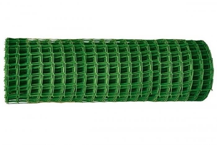 Садовая сетка пластиковая для ограждения забора RUSSIA решетка заборная 1.6x25 в рулоне 22x22 от компании 2255 by - онлайн гипермаркет - фото 1