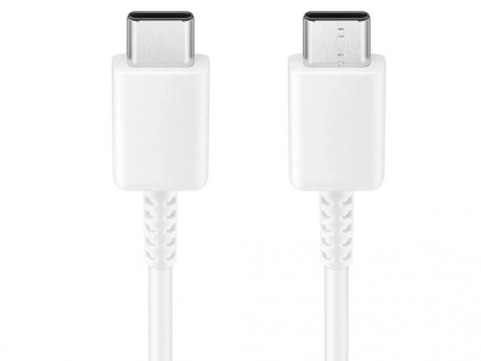 Samsung EP-DA705 + Cable USB Type-C - USB Type-C 1m 3A White от компании 2255 by - онлайн гипермаркет - фото 1