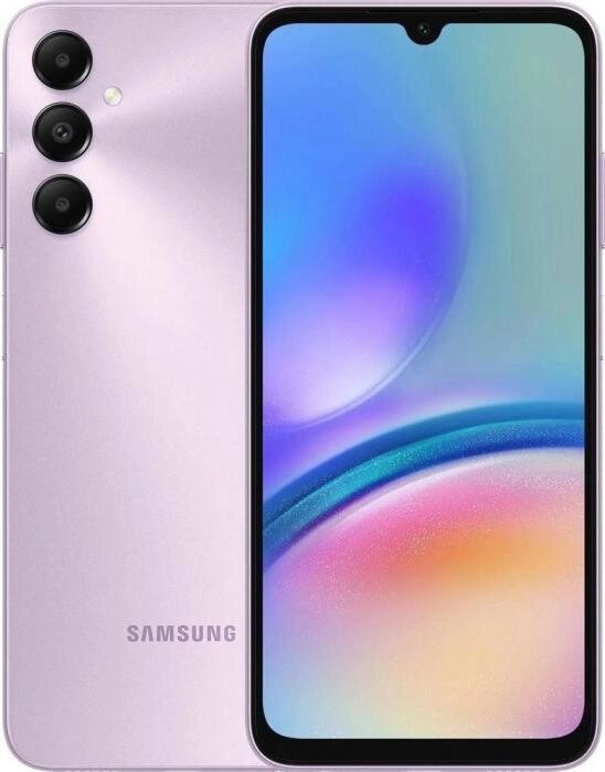 SAMSUNG Galaxy A05s 4/128Gb Lavender (SM-A057FLVVCAU) ПИ от компании 2255 by - онлайн гипермаркет - фото 1