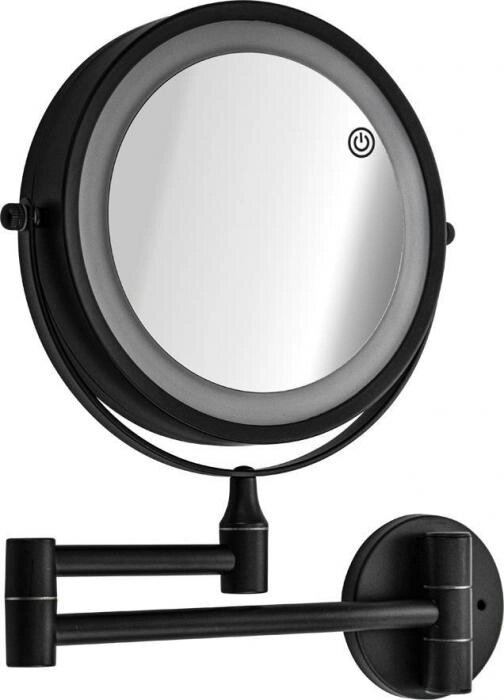 САНАКС 75279 Зеркало косметическое, настенное, с LED подсветкой, сенсорное включение, зарядка Type - C, шнур в от компании 2255 by - онлайн гипермаркет - фото 1