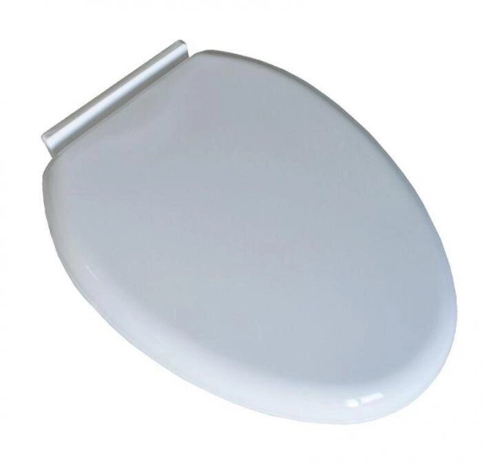 САНАКС Р05 Крышка для унитаза белая пластиковая с микролифтом, удлиненная от компании 2255 by - онлайн гипермаркет - фото 1
