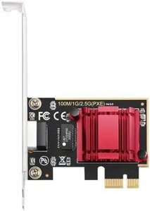 Сетевая карта 2.5G Ethernet CUDY PE25 PCI Express