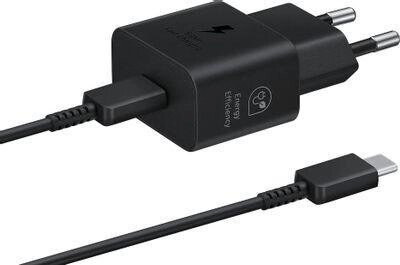 Сетевое зарядное устройство Samsung EP-T2510,  USB type-C,  USB type-C,  25Вт,  3A,  черный [ep-t2510xbegeu] от компании 2255 by - онлайн гипермаркет - фото 1