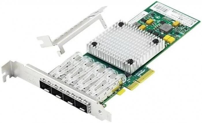 Сетевой адаптер PCI Express LR-Link LREC9714HF-4SFP PCI Express x4 от компании 2255 by - онлайн гипермаркет - фото 1