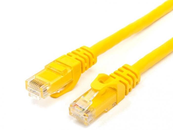 Сетевой кабель ATcom UTP cat. 6 RJ45 3m Yellow AT2154 от компании 2255 by - онлайн гипермаркет - фото 1