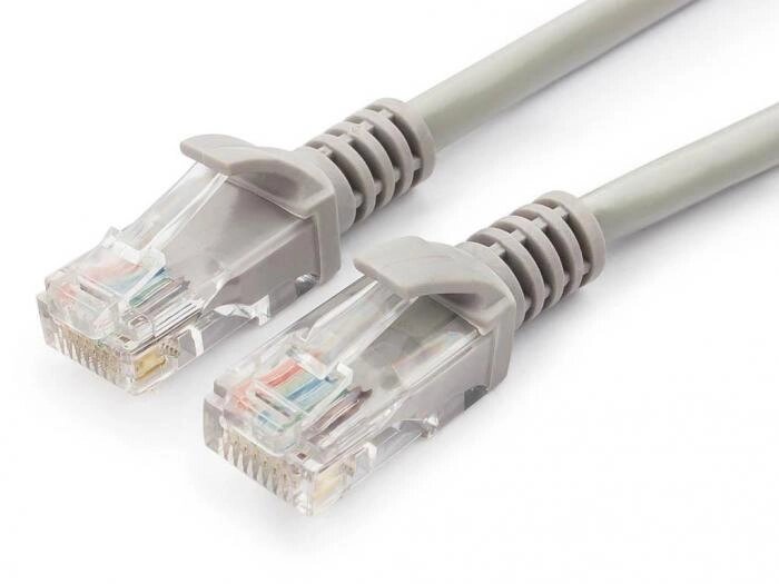 Сетевой кабель Gembird Cablexpert UTP cat. 5 7.5m Gray PP10-7.5M от компании 2255 by - онлайн гипермаркет - фото 1