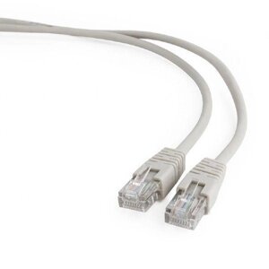 Сетевой кабель Gembird Cablexpert UTP cat. 5e 5m Gray PP12-5M