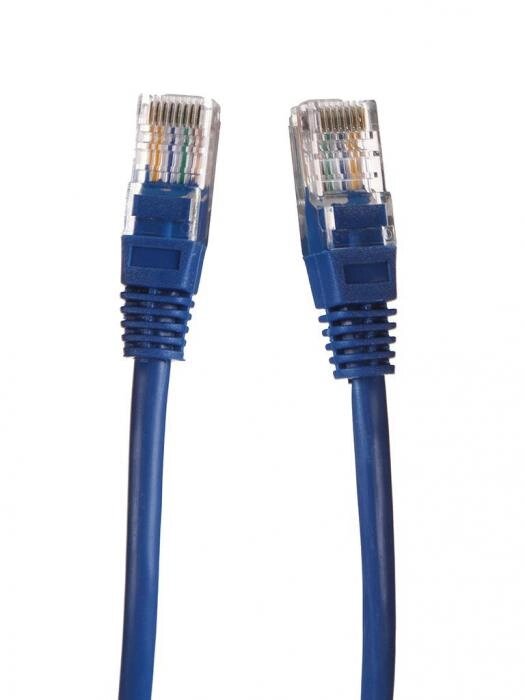 Сетевой кабель Gembird Cablexpert UTP cat. 5e 7.5m Blue PP12-7.5M/B от компании 2255 by - онлайн гипермаркет - фото 1