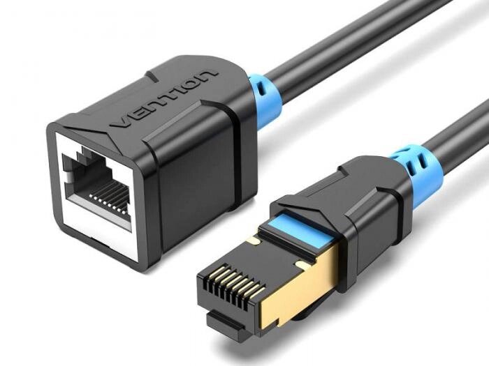 Сетевой кабель Vention SSTP cat. 6 RJ45 1.5m Black IBLBG от компании 2255 by - онлайн гипермаркет - фото 1